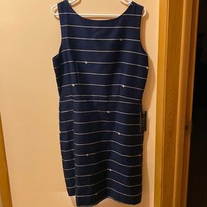 NWT Limited navy and cream dress size 12